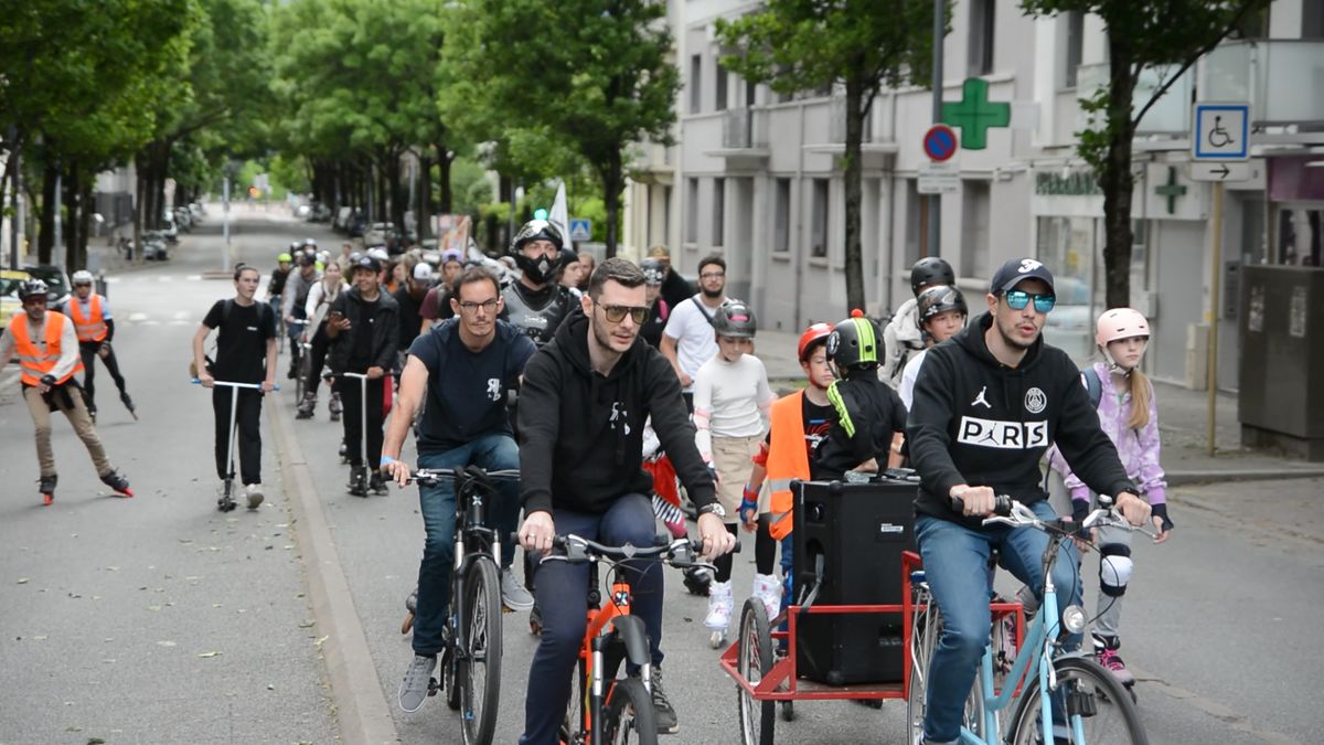 Déambulation Savoie on Wheels dans les rues de Chambéry