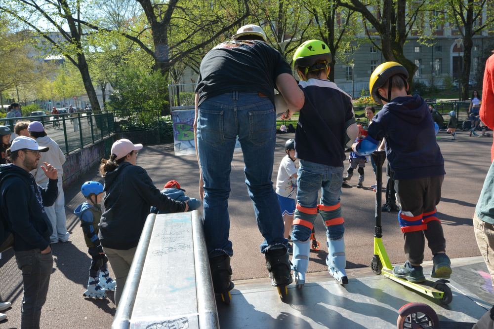 Encadrement des enfants pendant une initiation