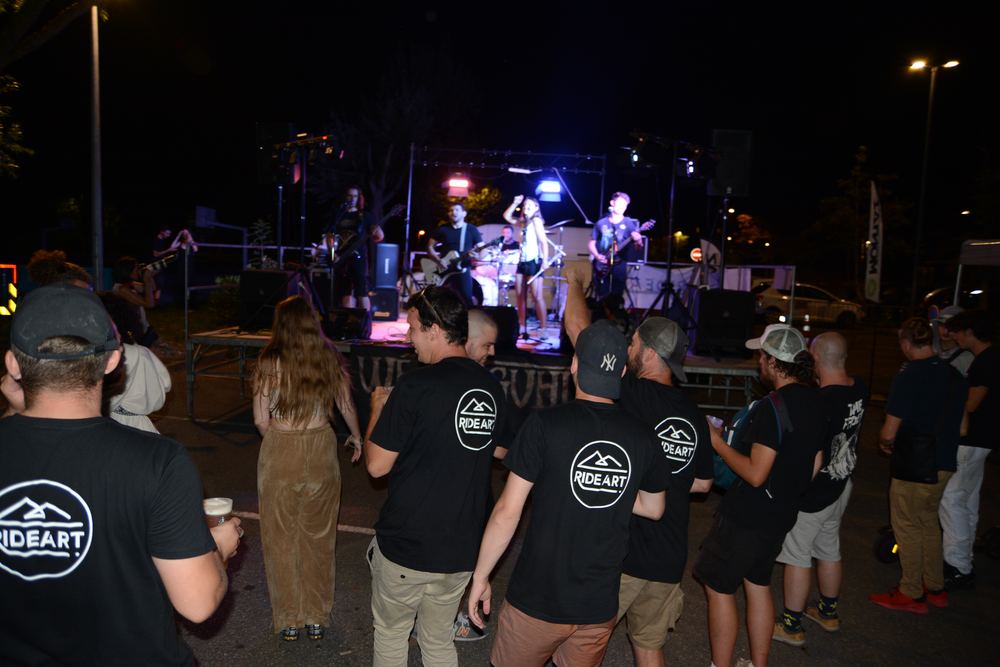 Concert du soir pendant le Ride Contest